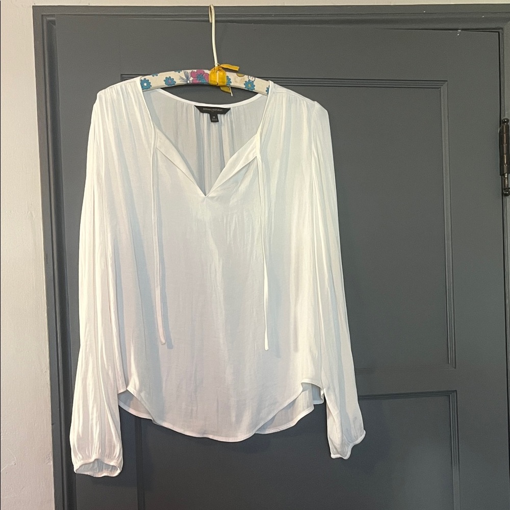 Banana Republic White Women's Blouse